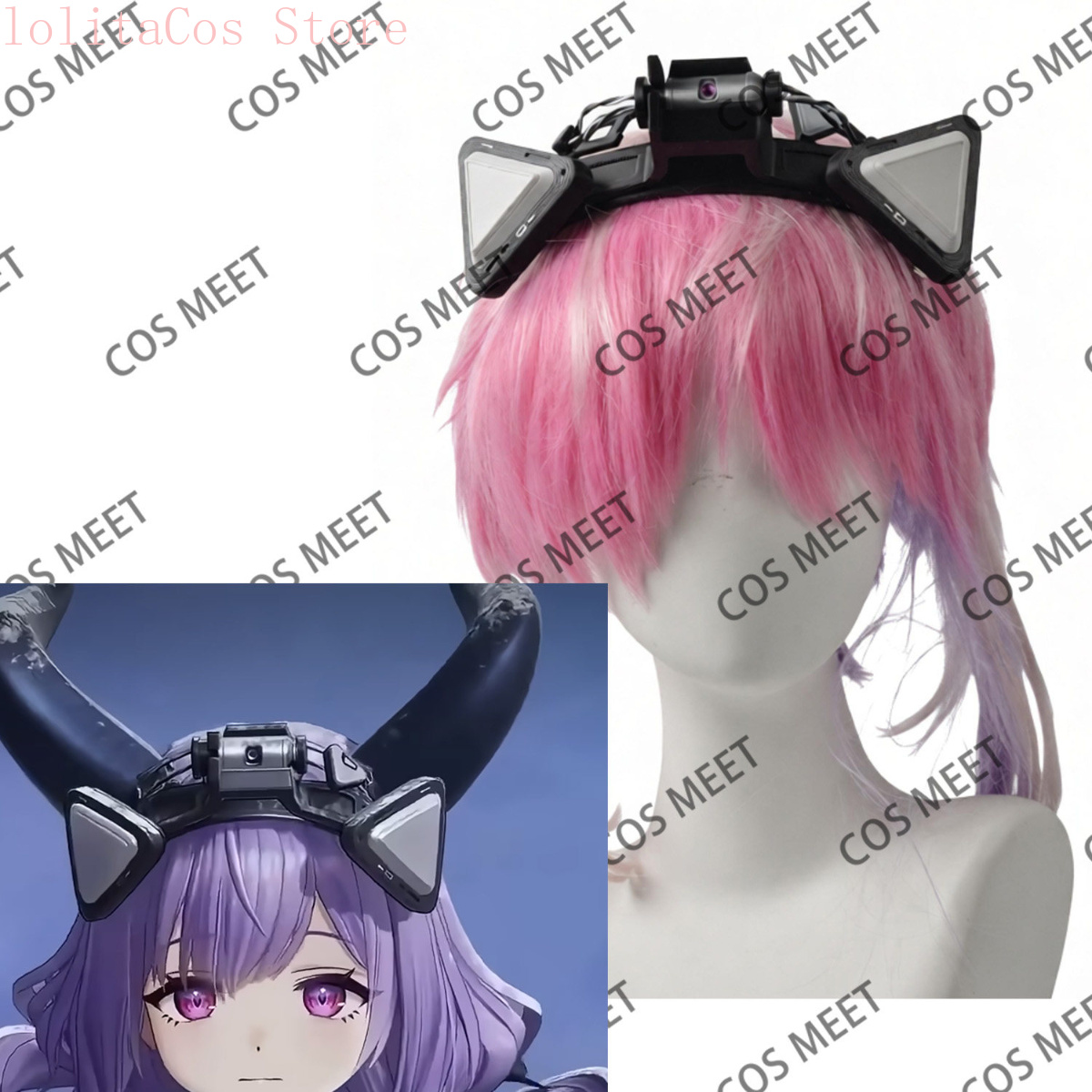 Cosplay Prop 3D Print - Arknights:Endfield Typhoeus 3D-geprinte cosplay-accessoires haarclip decor